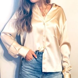 Vintage Henry Bendel 100% Silk Blouse